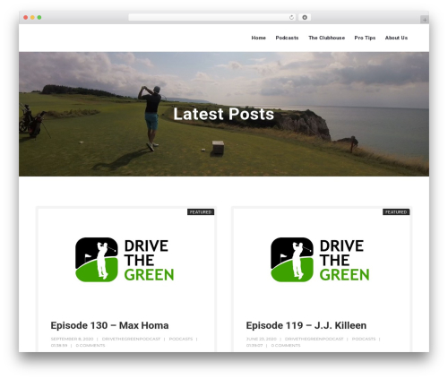 WordPress theme Podcaster SecondLine - drivethegreengolf.com WordPress theme Podcaster SecondLine - drivethegreengolf.com