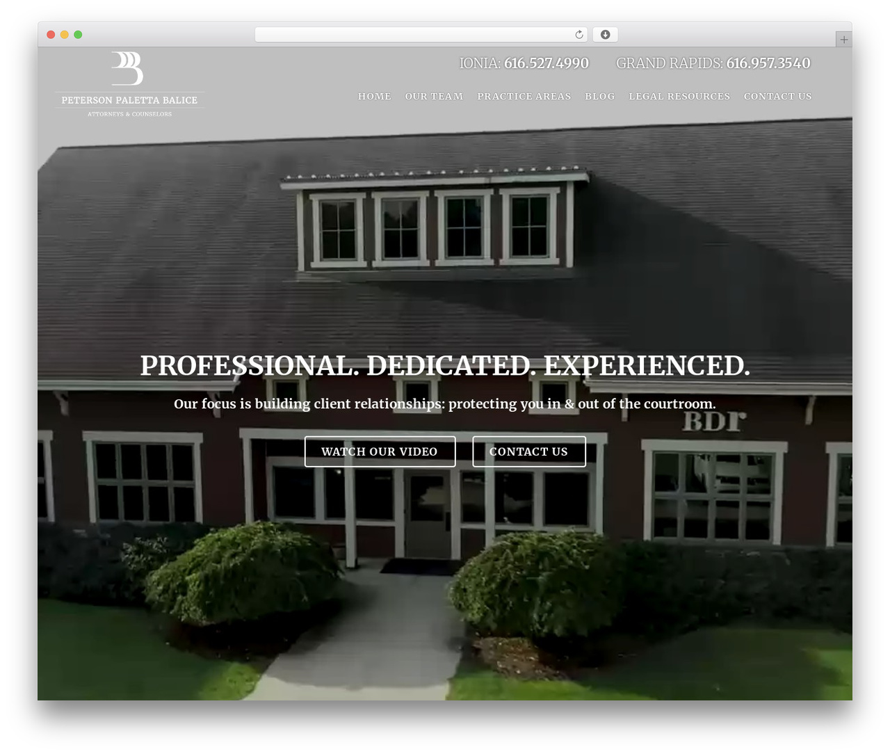 Best WordPress theme Grandy Child - ppblawyers.com