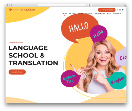 Tabula theme WordPress - easylanguage.it