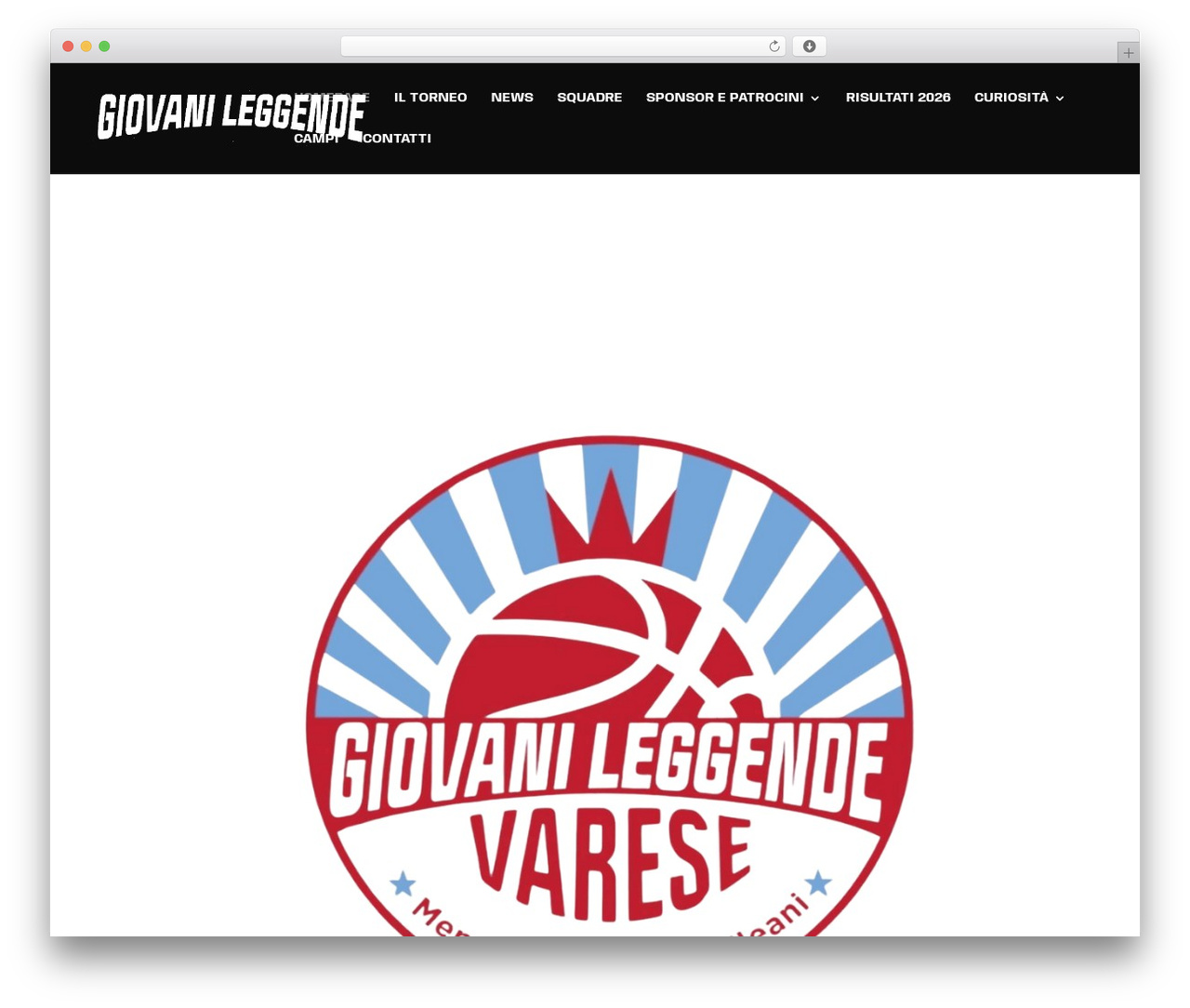 Theme WordPress Divi - giovanileggendevarese.it