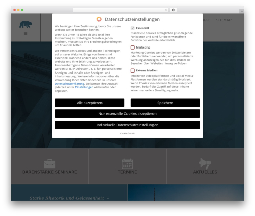 WordPress theme Deutsche Rednerschule - deutsche-rednerschule.de