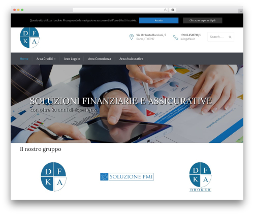 WordPress theme DFKA - dfka.it