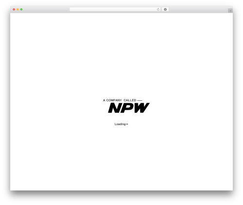 WordPress theme GoNpw Theme - gonpw.com