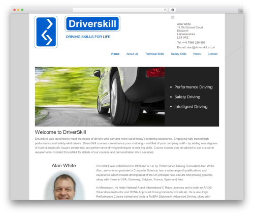 WordPress theme Goodspace - driverskill.co.uk