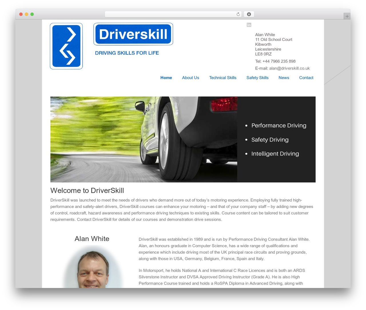 WordPress theme Goodspace - driverskill.co.uk