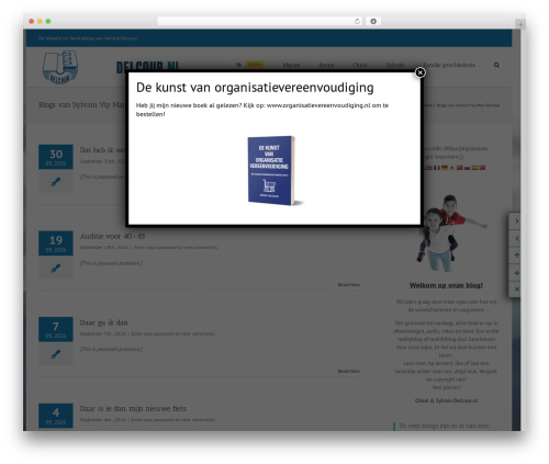 Avada theme WordPress - delcour.nl/category/sylvain