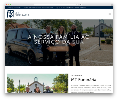 Beacon theme WordPress - mtfuneraria.pt