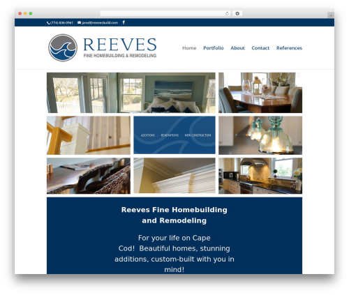 Best WordPress theme Divi - reevesbuild.com