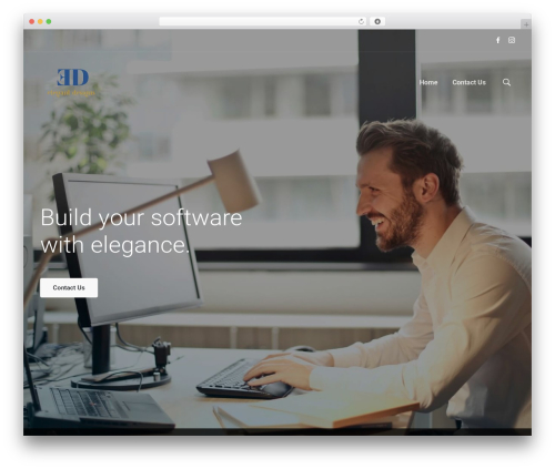 Cuber WordPress theme - elegant-designs.net