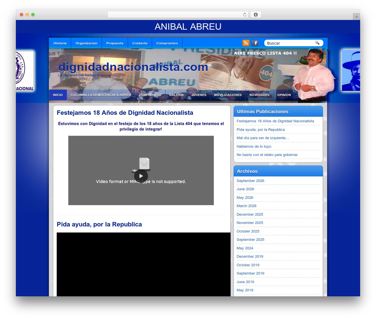 Election2012 WordPress theme - dignidadnacionalista.com Election2012 WordPress theme - dignidadnacionalista.com