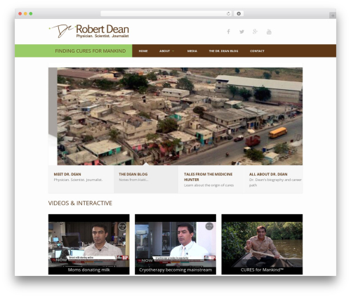 Infinity WordPress theme - doctorrobertdean.com