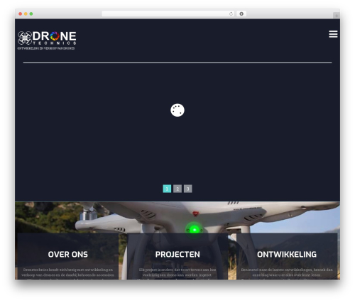 WordPress theme cherry - dronetechnics.nl