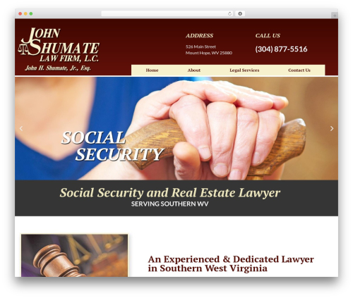 WordPress theme Hello Elementor - shumatelaw.com