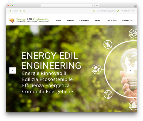WordPress theme Visual Composer Starter - energyedil.com