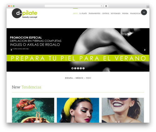 Avada WordPress theme - d-pilate.com