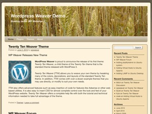 DaveWaugh WordPress theme