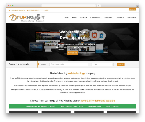 Drukhost Theme theme WordPress - drukhost.com