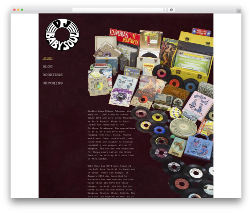 Infinity theme WordPress - djbabysoul.com