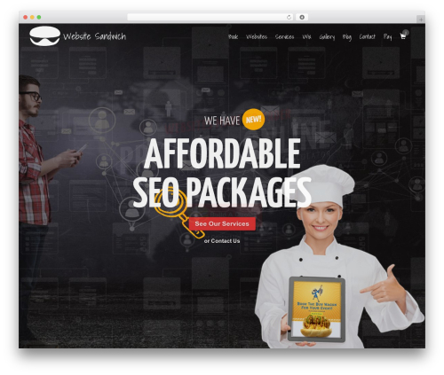 Subtheme WordPress theme - websitesandwich.com