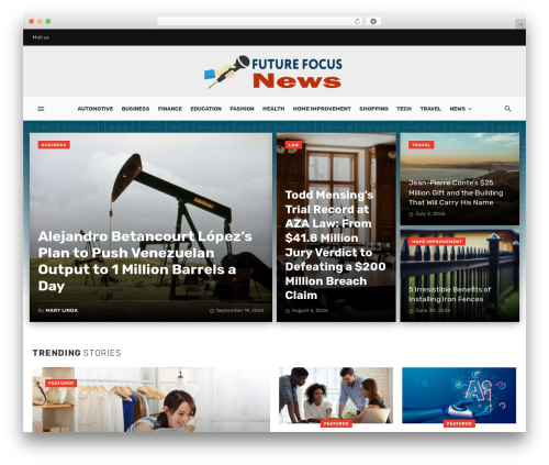 The Next Mag newspaper WordPress theme - futurefocusnews.com