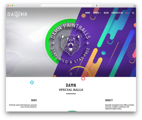 One page navigator WordPress plugin - damnpaintballs.com