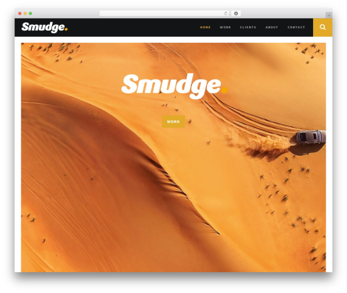 WordPress website theme RED:FOLIO - smudgemedia.co.uk