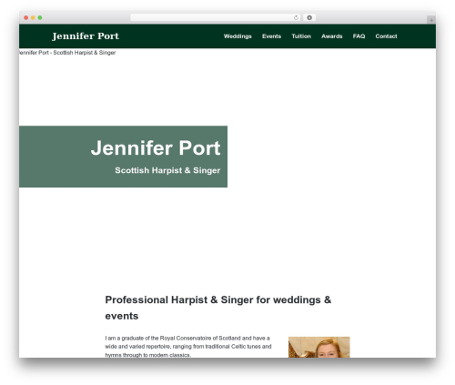 Atomic Blocks WordPress theme - jenniferport.co.uk