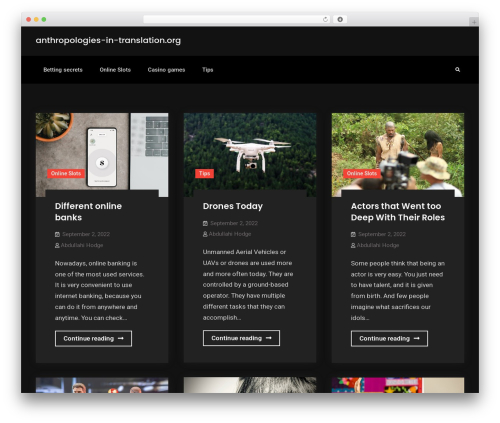 Business Capital WordPress video theme - anthropologies-in-translation.org