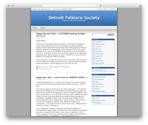 Contempt v2 WordPress theme - detroitfolkloresociety.org