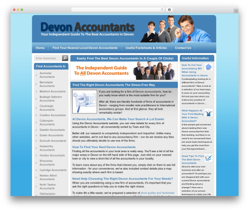 DirectoryPress theme WordPress - devonaccountants.com