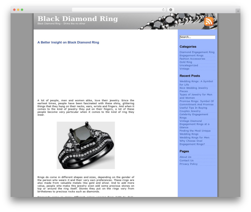 IntelliTheme WordPress theme - diamondringsplus.com