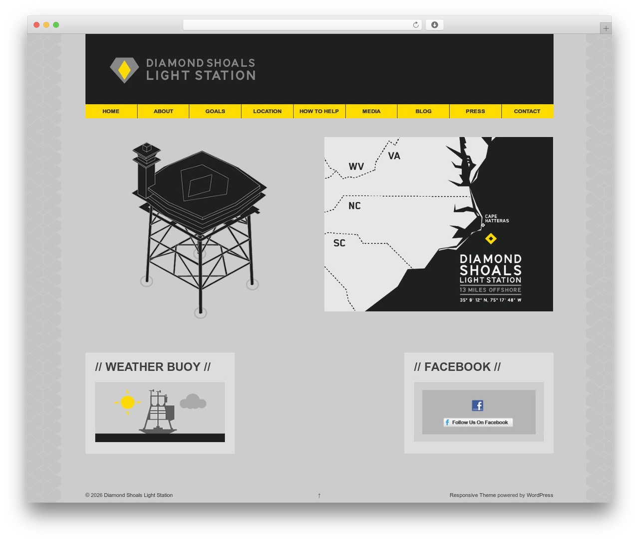 Responsive free WordPress theme - diamondshoalslight.com Responsive free WordPress theme - diamondshoalslight.com