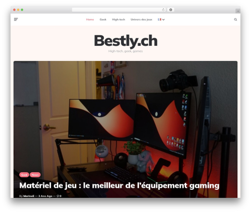 Ruki WordPress gaming theme - bestly.ch