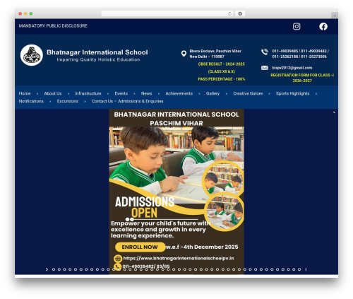 School time plugin WordPress plugin - bhatnagarinternationalschoolpv.in