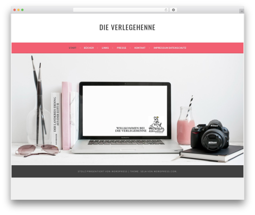 Sela theme WordPress - die-verlegehenne.de