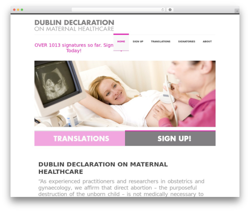 SmartStart WP - Responsive HTML5 Theme WordPress theme design - dublindeclaration.com