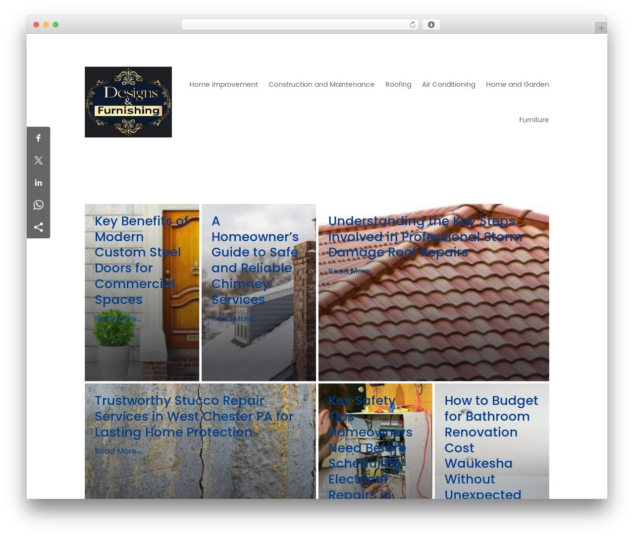 Theme WordPress Divi - designsandfurnishing.com