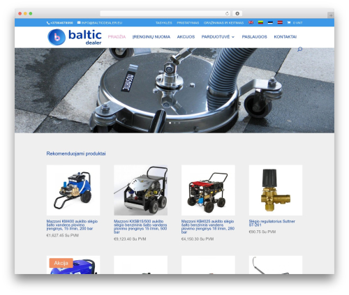 Theme WordPress Divi - balticdealer.eu