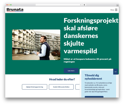 Uncode WordPress theme - brunata.dk