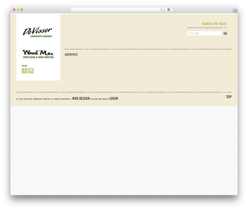 WordPress website theme Socha Child - devisserlandscape.com