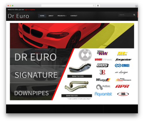Bigshop premium WordPress theme - dr-euro.com