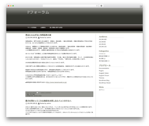 Blacknight theme WordPress - dslr-p-forum.com