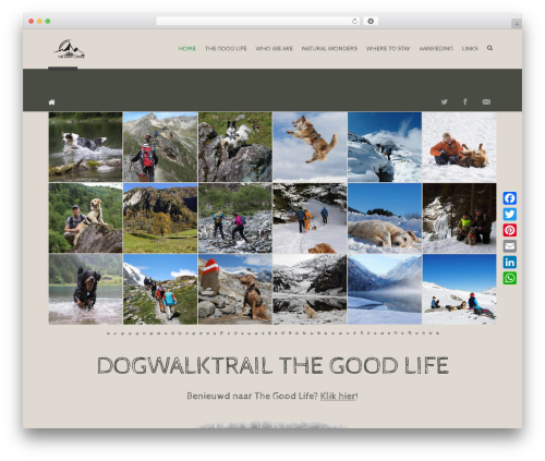 Boldial WordPress theme - dogwalktraillifeisgood.com