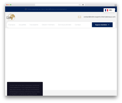 Builderexpert premium WordPress theme - ordre-experts-internationaux.com