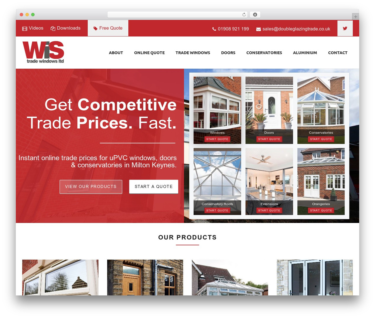 Constructent top WordPress theme - doubleglazingtrade.co.uk