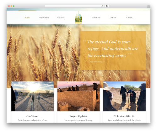 Divinity WordPress theme - paradiseaz.org