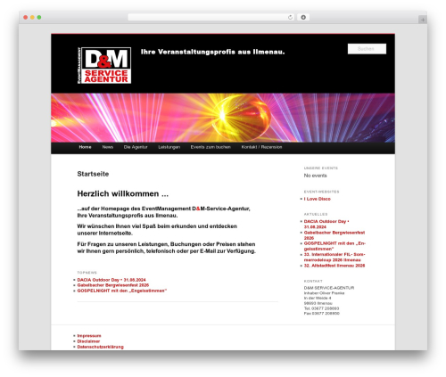 DM2017 WordPress theme - dm-serviceagentur.de