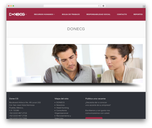 DONE WordPress theme - donecg.com