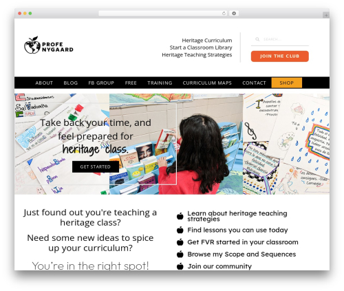 GeneratePress theme WordPress - profenygaard.com