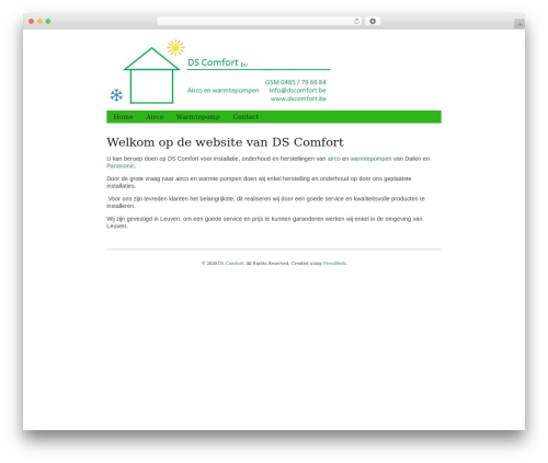 PressWork WordPress theme - dscomfort.be PressWork WordPress theme - dscomfort.be